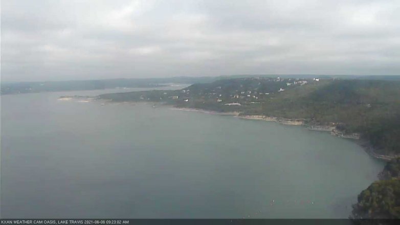 Lake Travis webcam, June 6, 2021 9:25 AM CT