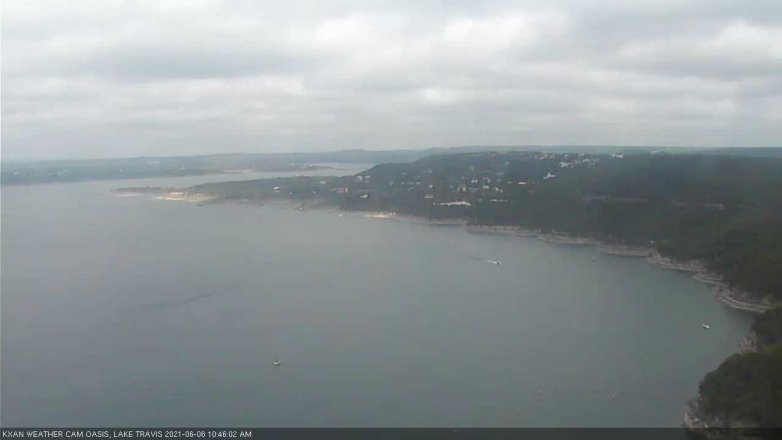 Lake Travis webcam, June 6, 2021 10:45 AM CT