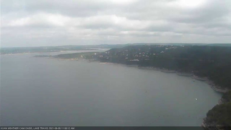 Lake Travis webcam, June 6, 2021 11:00 AM CT