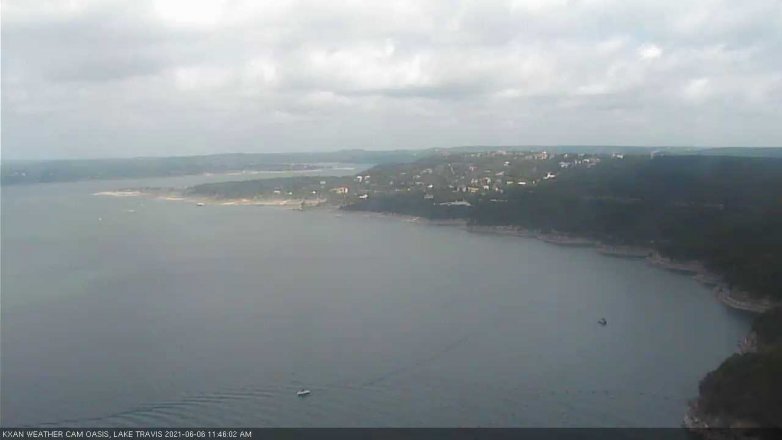 Lake Travis webcam, June 6, 2021 11:45 AM CT