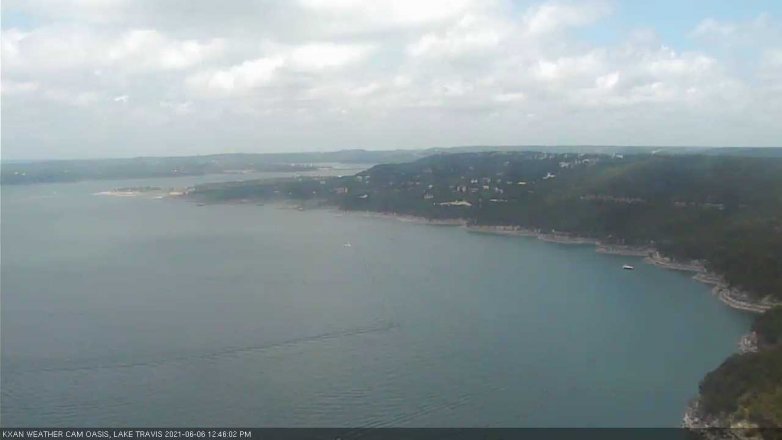 Lake Travis webcam, June 6, 2021 12:45 PM CT