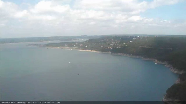 Lake Travis webcam, June 6, 2021 1:00 PM CT