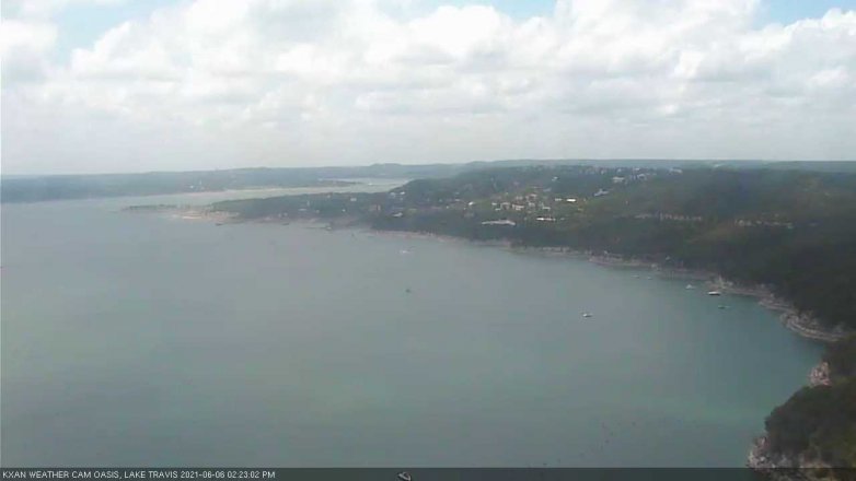 Lake Travis webcam, June 6, 2021 2:25 PM CT