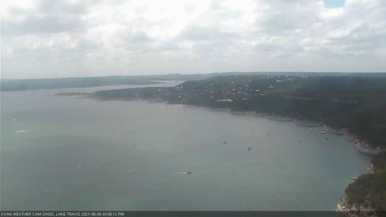 Lake Travis webcam, June 6, 2021 3:00 PM CT