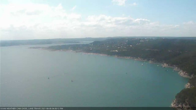 Lake Travis webcam, June 6, 2021 4:00 PM CT