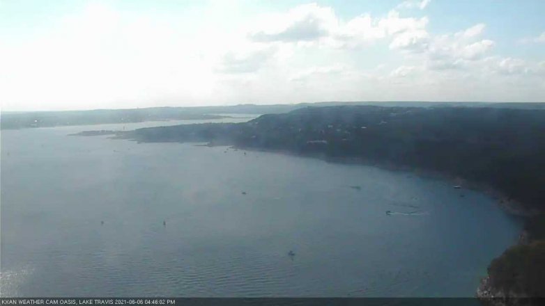 Lake Travis webcam, June 6, 2021 4:45 PM CT