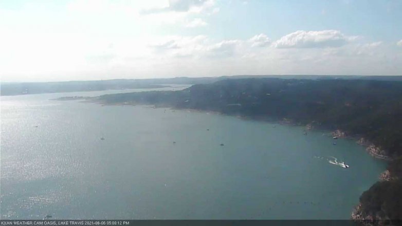 Lake Travis webcam, June 6, 2021 5:00 PM CT