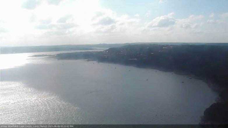 Lake Travis webcam, June 6, 2021 5:25 PM CT
