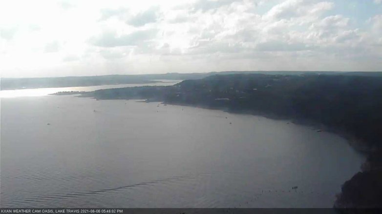 Lake Travis webcam, June 6, 2021 5:45 PM CT