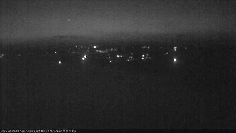 Lake Travis webcam, June 6, 2021 9:25 PM CT