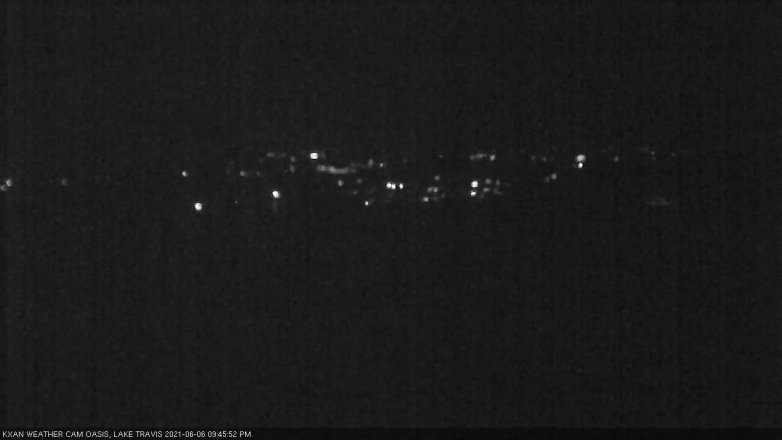 Lake Travis webcam, June 6, 2021 9:45 PM CT