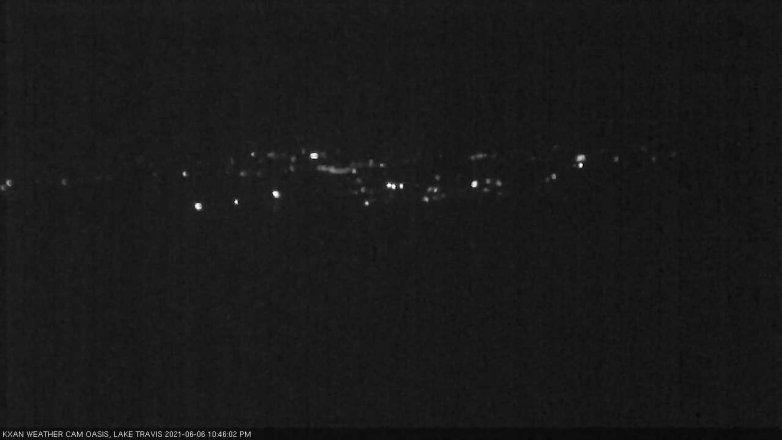 Lake Travis webcam, June 6, 2021 10:45 PM CT
