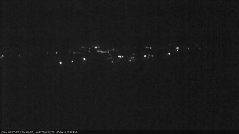 Lake Travis webcam, June 6, 2021 11:00 PM CT