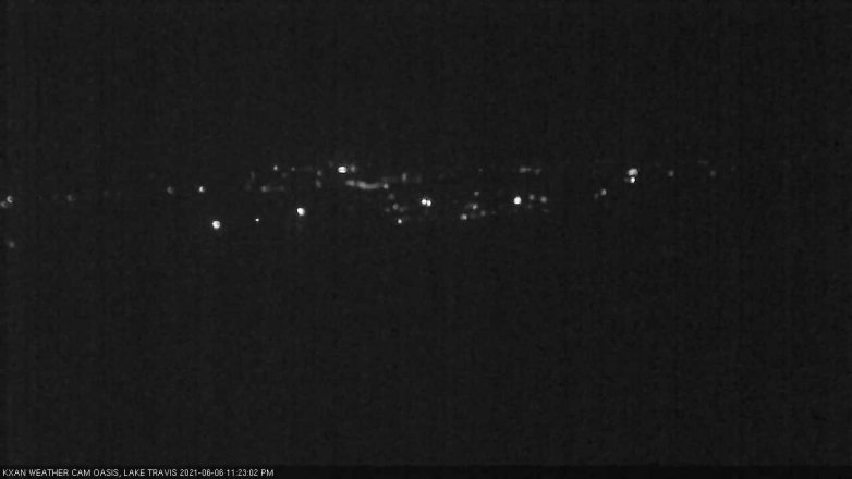 Lake Travis webcam, June 6, 2021 11:25 PM CT