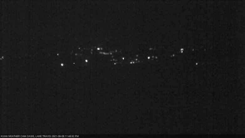 Lake Travis webcam, June 6, 2021 11:45 PM CT