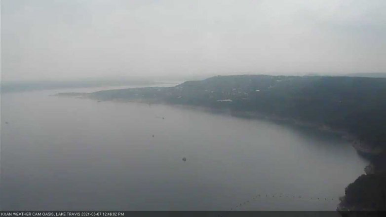 Lake Travis webcam, June 7, 2021 12:45 PM CT