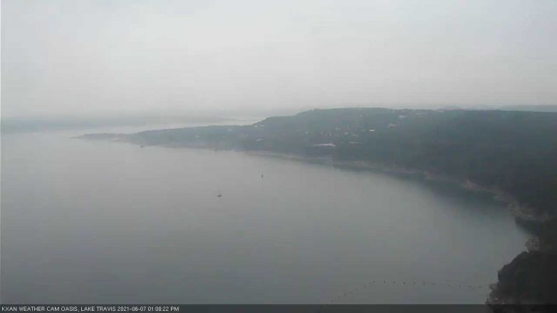 Lake Travis webcam, June 7, 2021 1:00 PM CT