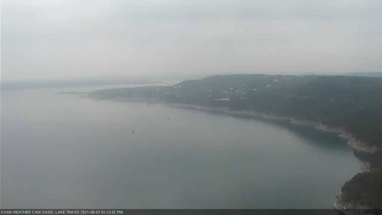 Lake Travis webcam, June 7, 2021 1:25 PM CT