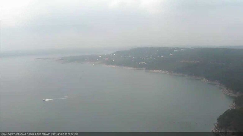 Lake Travis webcam, June 7, 2021 2:25 PM CT