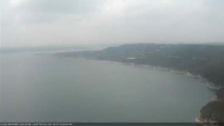 Lake Travis webcam, June 7, 2021 2:45 PM CT
