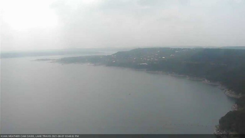 Lake Travis webcam, June 7, 2021 3:45 PM CT
