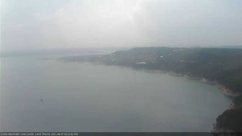 Lake Travis webcam, June 7, 2021 4:25 PM CT