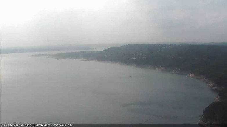 Lake Travis webcam, June 7, 2021 5:00 PM CT