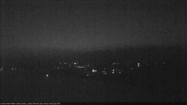 Lake Travis webcam, June 7, 2021 9:25 PM CT