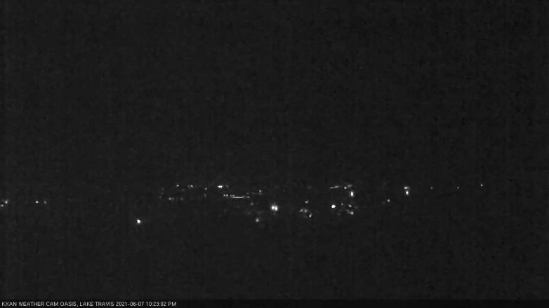 Lake Travis webcam, June 7, 2021 10:25 PM CT