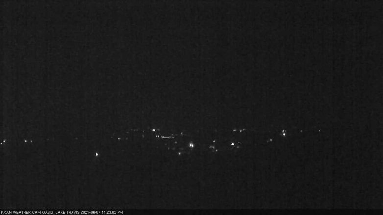 Lake Travis webcam, June 7, 2021 11:25 PM CT