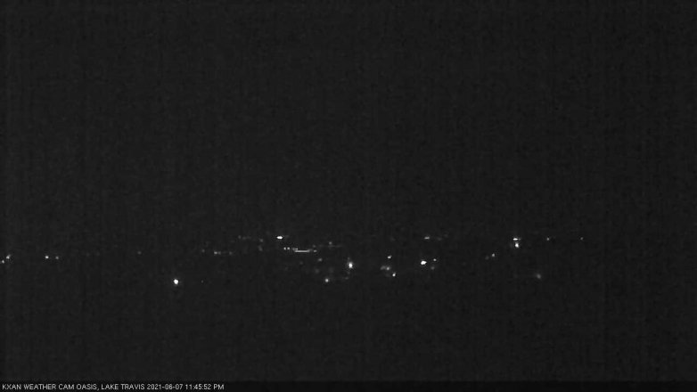 Lake Travis webcam, June 7, 2021 11:45 PM CT