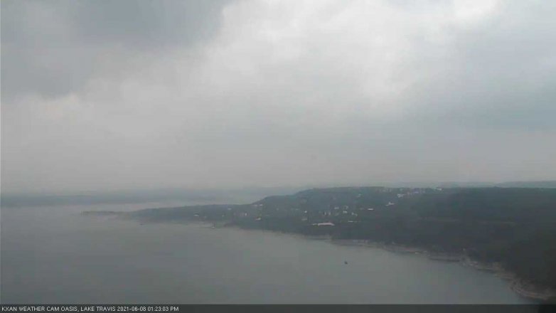 Lake Travis webcam, June 8, 2021 1:25 PM CT