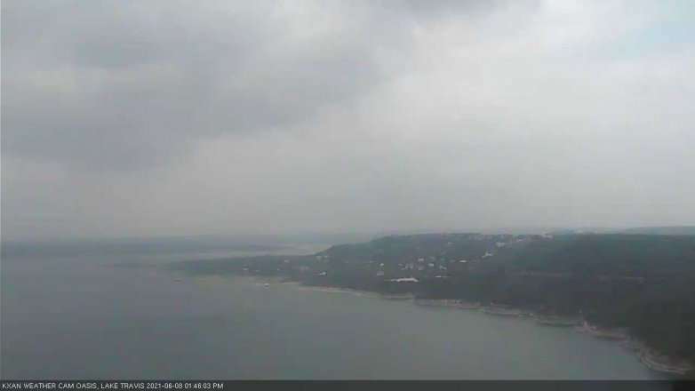 Lake Travis webcam, June 8, 2021 1:45 PM CT