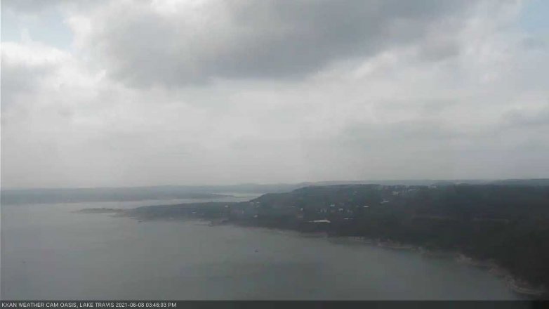 Lake Travis webcam, June 8, 2021 3:45 PM CT