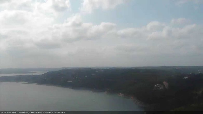 Lake Travis webcam, June 8, 2021 4:45 PM CT