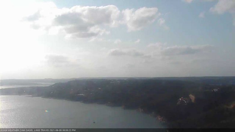 Lake Travis webcam, June 8, 2021 6:00 PM CT