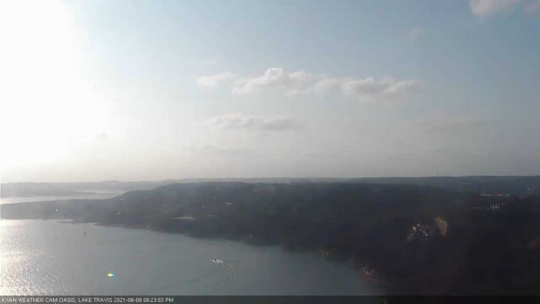 Lake Travis webcam, June 8, 2021 6:25 PM CT