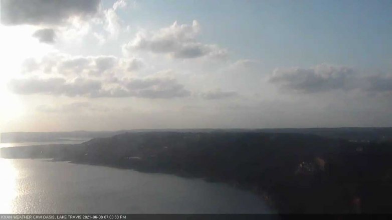 Lake Travis webcam, June 8, 2021 7:00 PM CT