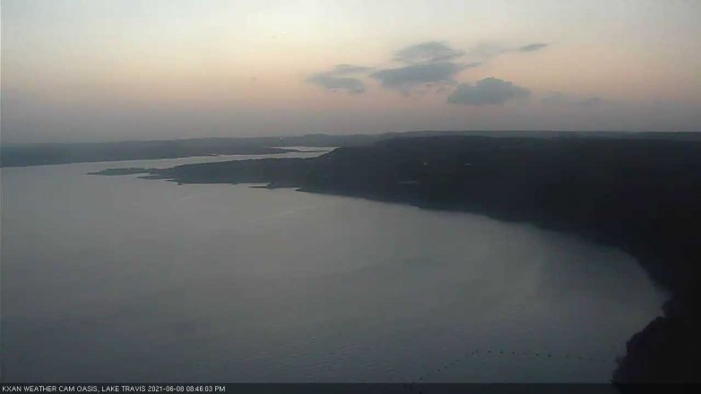 Lake Travis webcam, June 8, 2021 8:45 PM CT