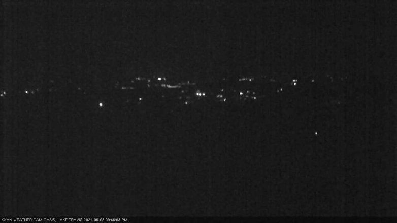 Lake Travis webcam, June 8, 2021 9:45 PM CT