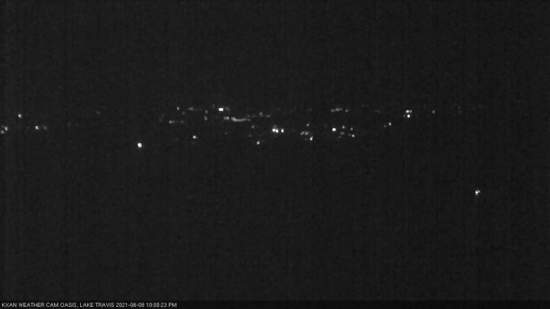 Lake Travis webcam, June 8, 2021 10:00 PM CT