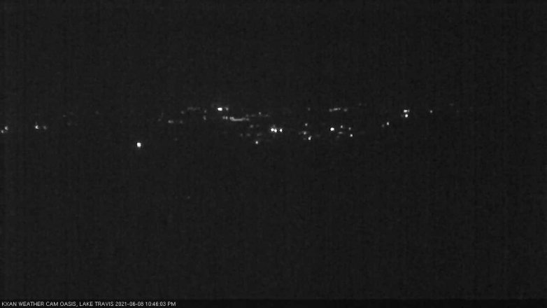 Lake Travis webcam, June 8, 2021 10:45 PM CT