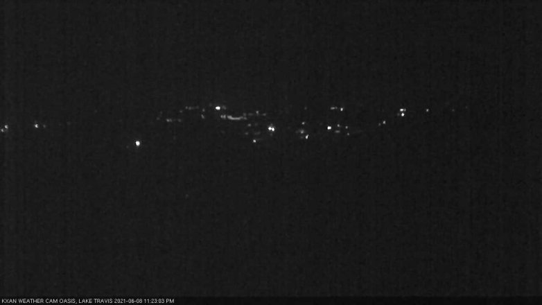 Lake Travis webcam, June 8, 2021 11:25 PM CT