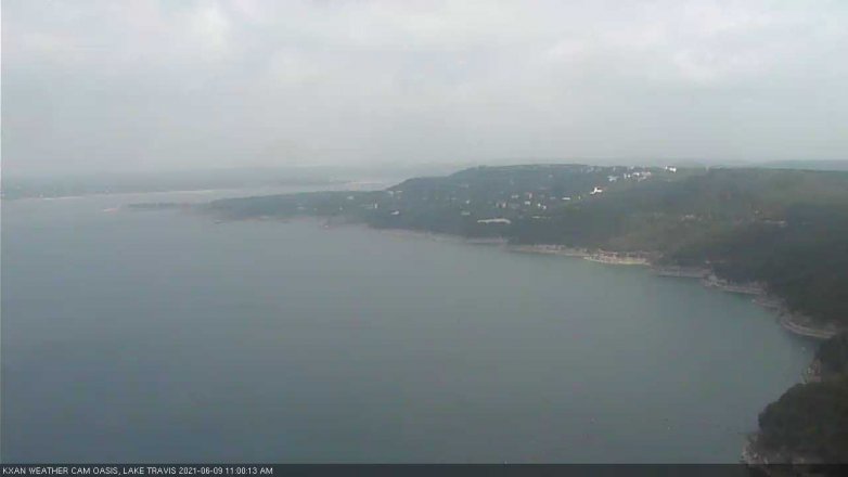 Lake Travis webcam, June 9, 2021 11:00 AM CT