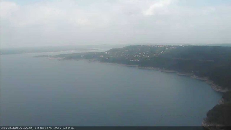 Lake Travis webcam, June 9, 2021 11:45 AM CT