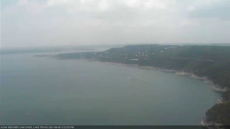 Lake Travis webcam, June 9, 2021 12:25 PM CT