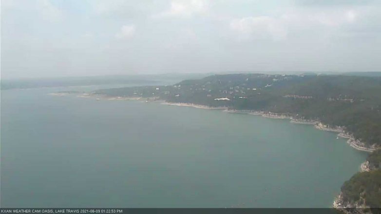 Lake Travis webcam, June 9, 2021 1:25 PM CT