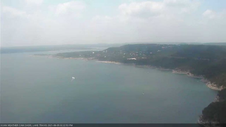 Lake Travis webcam, June 9, 2021 2:25 PM CT