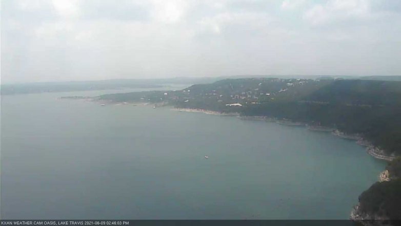 Lake Travis webcam, June 9, 2021 2:45 PM CT