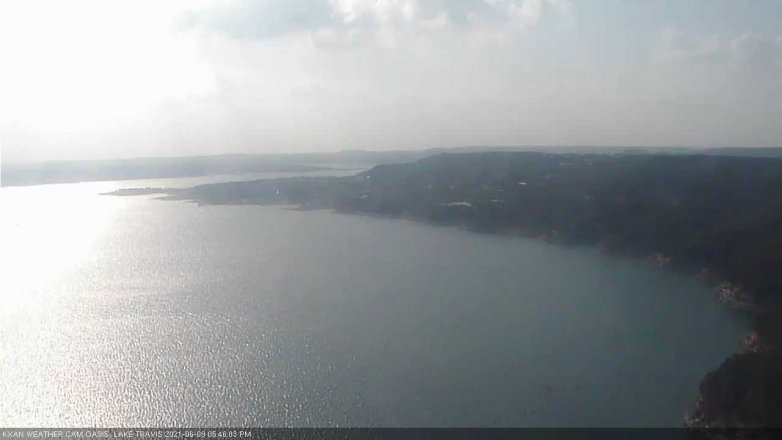 Lake Travis webcam, June 9, 2021 5:45 PM CT